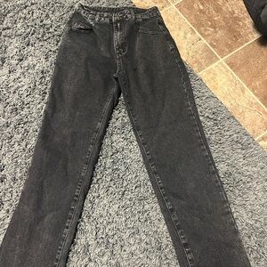 Sleek Black Denim Jeans